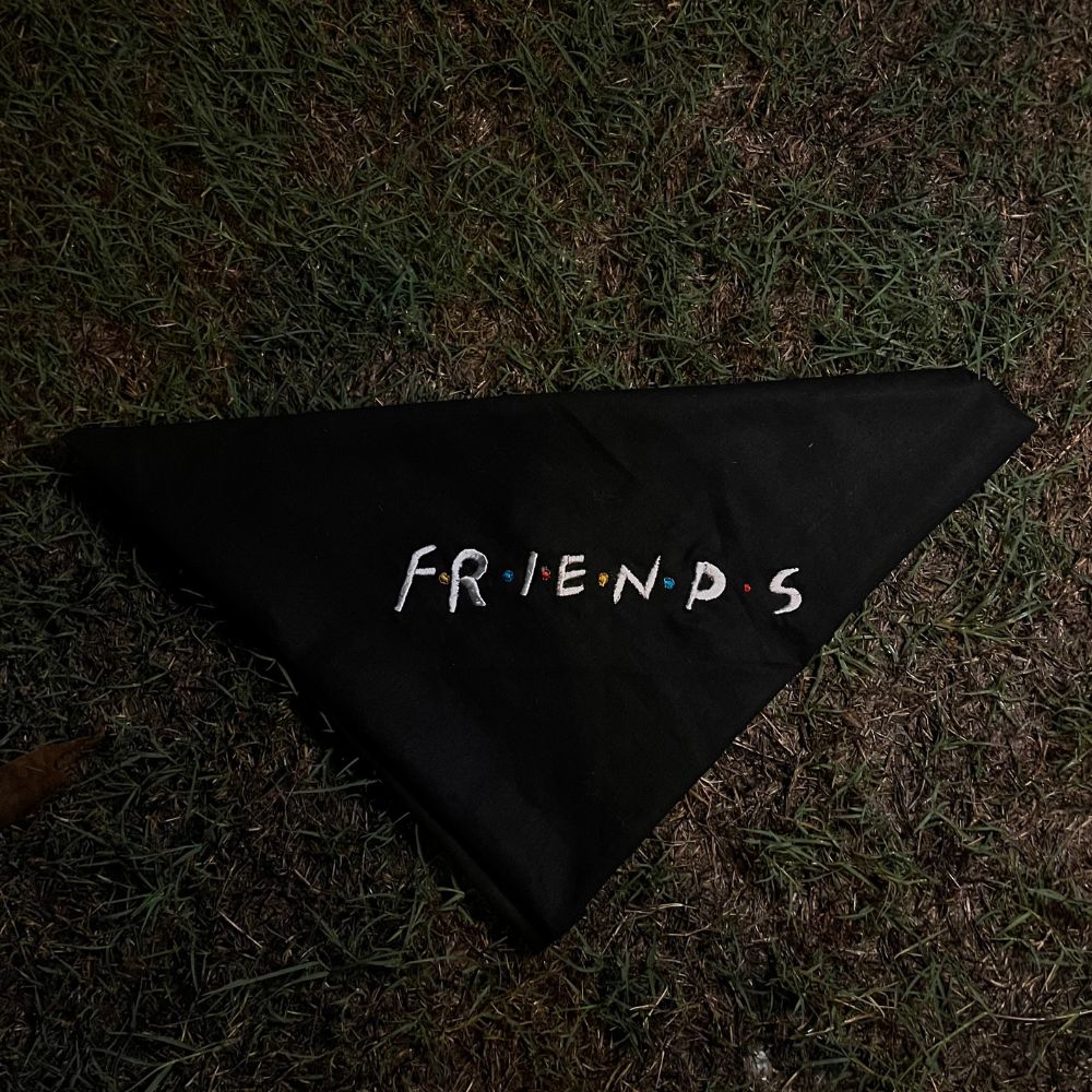 GULKAAR Friends bandana in Pakistan by Maikhana, premium cotton streetwear bandana for men and women